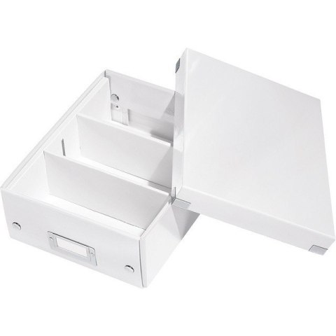 PUDŁO Z PRZEGRÓDKAMI LEITZ CLICK&STORE MAŁE 220 X 100 X 282 MM, BIAŁY