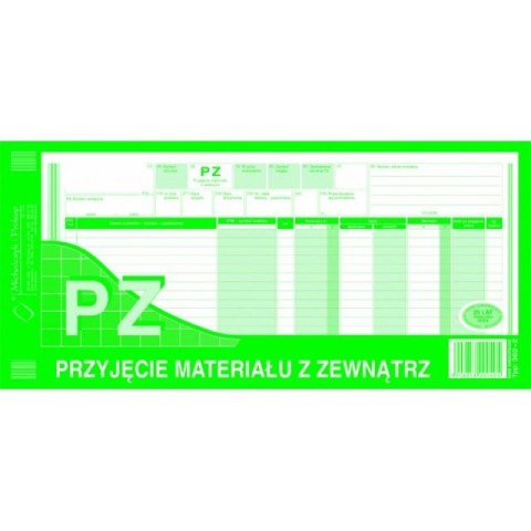 PZ PRZYJĘCIE MATERIAŁÓW Z ZEWNĄTRZ (WIELOKOPIA) MICHALCZYK I PROKOP 1/3 A4