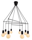 Lampa wisząca carna matowa 8x40W dwuobwodowa E27 Alto Candellux 38-70951