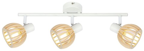 LAMPA ŚCIENNA CANDELLUX ATARRI 93-68095 LISTWA E14 BIAŁY+DREWNO