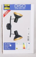 LAMPA ŚCIENNA CANDELLUX DISO 92-63427 LISTWA E27 CZARNY+ZLOTO