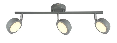 Lampa ścienna Candellux mild 93-66541 listwa led szary 3000K