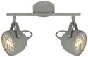 Lampa ścienna listwa 2X50W GU10 betonowy szary PENT 92-68057