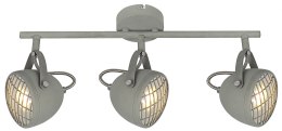 Lampa ścienna listwa 3X50W GU10 betonowy szary PENT 93-68064