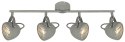 Lampa ścienna listwa 4X50W GU10 betonowy szary PENT 94-68071