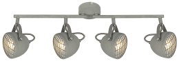 Lampa ścienna listwa 4X50W GU10 betonowy szary PENT 94-68071