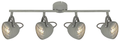 Lampa ścienna listwa 4X50W GU10 betonowy szary PENT 94-68071