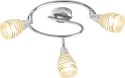 LAMPA SUFITOWA CANDELLUX JUBILAT 98-55705 SPIRALA E14 LED CHROM