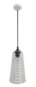 LAMPA SUFITOWA WISZĄCA CANDELLUX MANILA 31-51240 E27 BEZBARWNY