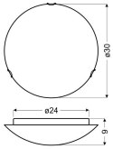 Lampa Sufitowa Candellux Galeo 13-13040 Plafon E27