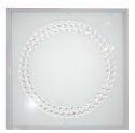 Lampa sufitowa plafon 29X29 16W LED 4000K satyna ring LUX 10-64479