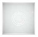 Plafon biały szklany kwadratowy LED 16W 4000K 29x29cm Lux Candellux 10-64486