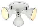 Lampa sufitowa biało-czarna regulowana plafon 3x40W Zumba Candellux 98-72160