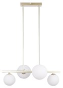 Lampa wisząca sufitowa mosiądz 4xG9 Kama 34-73426