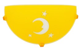 Plafon dziecięcy lampa ścienna księżyc żółty 11-30149