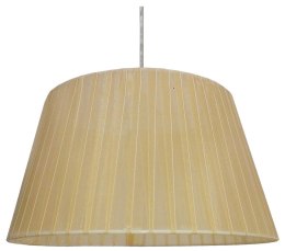 Lampa wisząca złota abażur z organzy E27 60W Tiziano Candellux 31-27108