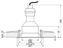 Oprawa Stropowa Wpuszczana Oliwkowa Candellux 2268729