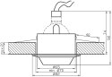 Oprawa stropowa chrom łazienkowa IP65 SH-02 2230003