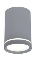 Lampa sufitowa szara 6,8x10cm GU10 15W Tuba Candellux 2276007