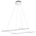 Wisząca lampa srebrna regulowana LED 40W 4000K Andros Apeti A0020-340