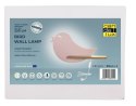 Kinkiet LED półeczka różowy ptaszek + włącznik Bird 21-85054