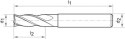 Wiertlo krete DIN338 HSSESIRIUS,typ INOX 7,1mm GÜHRING