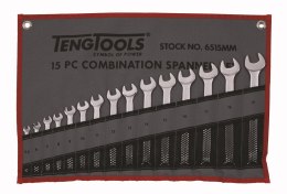 15-elementowy zestaw kluczy płasko-oczkowych 5,5-19 mm Teng Tools