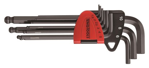 Klucze trzpieniowe sześciokątne długie, z kulistą główką 1.5-10MM Teng Tools