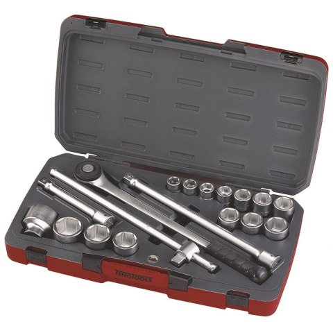 Zestaw narzędzi nasadowych. Z chwytem kwadratowym 3/4". Teng Tools T3418-6