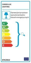 LAMPA SUFITOWA WISZĄCA CANDELLUX ABUKO 31-55548 E27 RÓŻOWY MAŁY