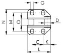 Zaczep 6847G, wielkosc 1 AMF