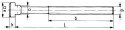 Sruba do wpustow teowych DIN787,M16x16x100mm, komplet AMF