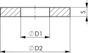 Podkladka DIN6340 M24 AMF