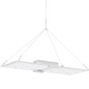 Lampa do uprawy wzrostu roślin pełne spektrum 60 x 24 cm 468 LED 220 W srebrna