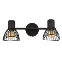 Lampa ścienna listwa 2X40W E14 czarny FLY 92-61898