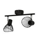 Lampa ścienna listwa 2X40W E14 czarny FLY 92-61898