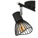 Lampa ścienna listwa 2X40W E14 czarny FLY 92-61898