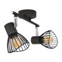 Lampa ścienna listwa 2X40W E14 czarny FLY 92-61898