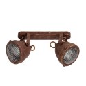 Lampa ścienna listwa 2X40W GU10 rdzawy FRODO 92-71071