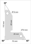 MAGNETYCZNE UCHWYTY SPAWALNICZE 32 KG 2 SZTUKI