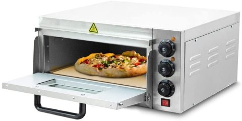 Piec do pizzy barowy 2000W z kamienną płytą bagietki/zapiekanki 350 stopni