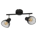 Lampa ścienna listwa 2X40W E14 czarny FLY 92-61898