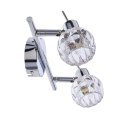 Lampa ścienna listwa 2X40W G9 chrom BOMBOLA 92-70296