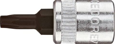 Nasadka wktetakowa 1/4" d.srub z gniazdem TORX 30x30,5mm GEDORE