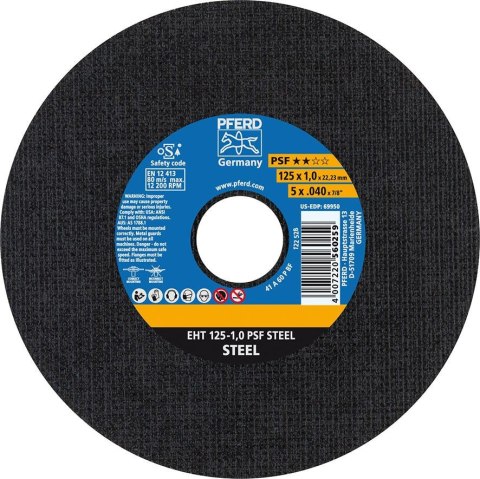 Tarcza do ciecia, prosta A24PPS 230x3mm PFERD