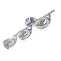 Lampa ścienna listwa 3X10W E14 LED chrom MILTON 93-61294