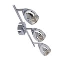 Lampa ścienna listwa 3X10W E14 LED chrom MILTON 93-61294