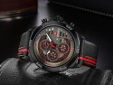 ZEGAREK MĘSKI NAVIFORCE - NF9110 (zn047b) - black/red