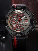 ZEGAREK MĘSKI NAVIFORCE - NF9110 (zn047b) - black/red