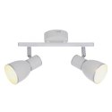 Lampa ścienna listwa 2X40W E14 biały/chrom FIDO 92-63373